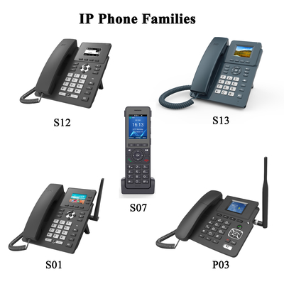 For Communication Hotel with Full Accessories for Call Center Wifi PSTN TF Card 3.5" IP Intercom VoIP Telephone