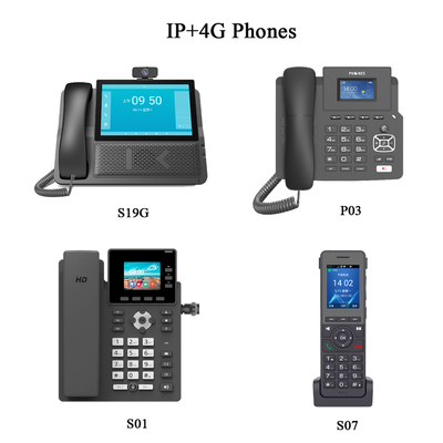 Dual Band WiFi 4G SIM Desktop IP Phone with Voicemail Receiver Call Transfer Full Accessories for Apartment Home POE GSM Network
