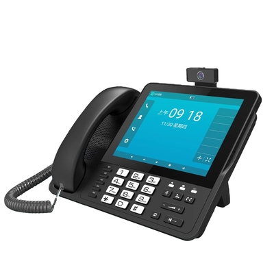 For Apartment Home Call Center Dual Gigabit Network Port PSTN with Camera Bluetooth 8 Inch Screen IP Phones System