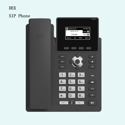 POE Family Intercom Audio IP Desktop Phone with 3-Way Conferencing for Emergency Call Centers IP Telephones