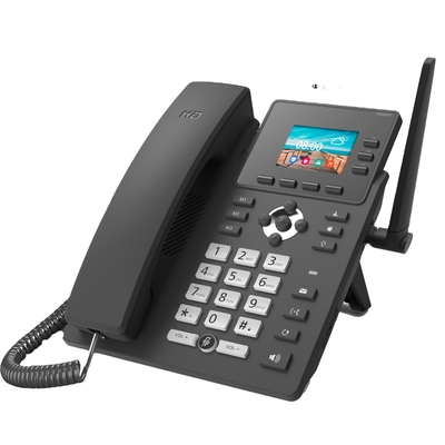 Hotel Modern Cleanroom IP VoIP Telephone HD Call Recording 1000mAh Battery Dual Band WiFi Call Transfer 4G SIM Card PoE Network