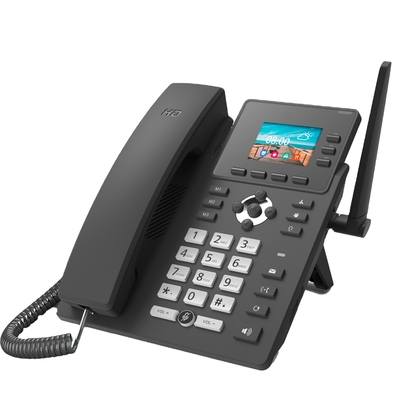 Enterprise 2.4\" Color Display Wireless IP Phone 3 SIP Lines 3 Speed Dial Keys SIM Card Slot LAN/Wifi 4G Full Bands POE/GSM