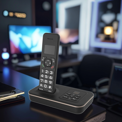 Fixed HD Digital Telephone Set 16 Languages Dect Wireless Portable Cordless Phone Excellent Search Engine Visibility