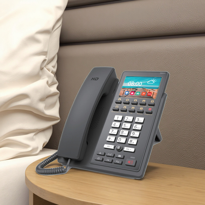 Factory Price Wireless Telephone for Hotels HD Voice Caller ID Radio Remote 2*100M RJ45 Port 10 Speed Dial Remote Control