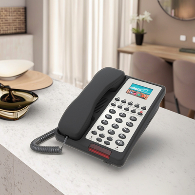 High Quality HD Hand-free Calling Long Range Communication POE 1 Lines Voice Message Landline Telephone