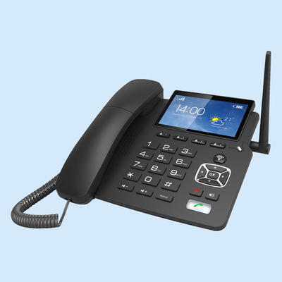 4.3 Inch Digital Cordless Phone Touchscreen Shortcut Keys Hotspot WiFi Network 4G VoLTE SIP Video Camera PCBA Hotspot Network