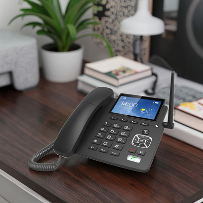4.3 Inch Digital Cordless Phone Touchscreen Shortcut Keys Hotspot WiFi Network 4G VoLTE SIP Video Camera PCBA Hotspot Network