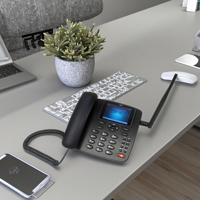 Low Price 3G GSM FWP Wireless Hands-free 4.3" Color LCD Display 1000mAh Battery Desktop Phone