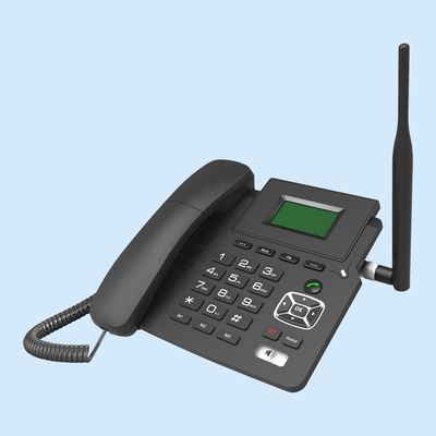 Portuguese Auto Answer Caller ID Dot Matrix Screen FWP DTMF Dialing Lock Card 2G GSM Fixed Wireless Phone